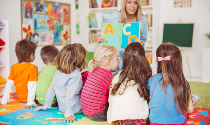elementary education student reading book