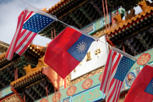 American Flag with other country's flag