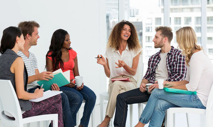 Health education and promotion group discussion