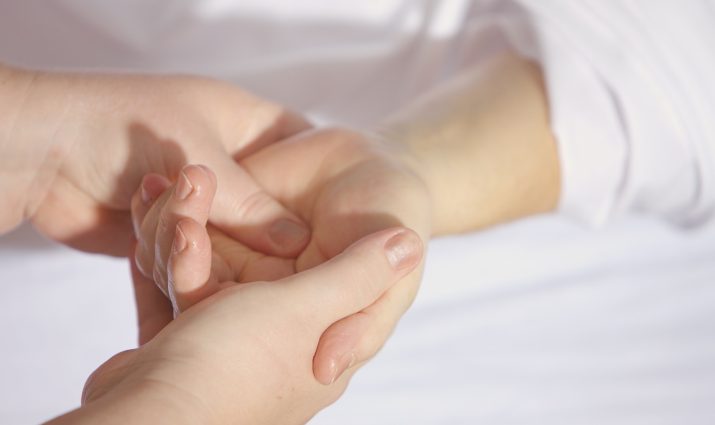 hand massage, therapy