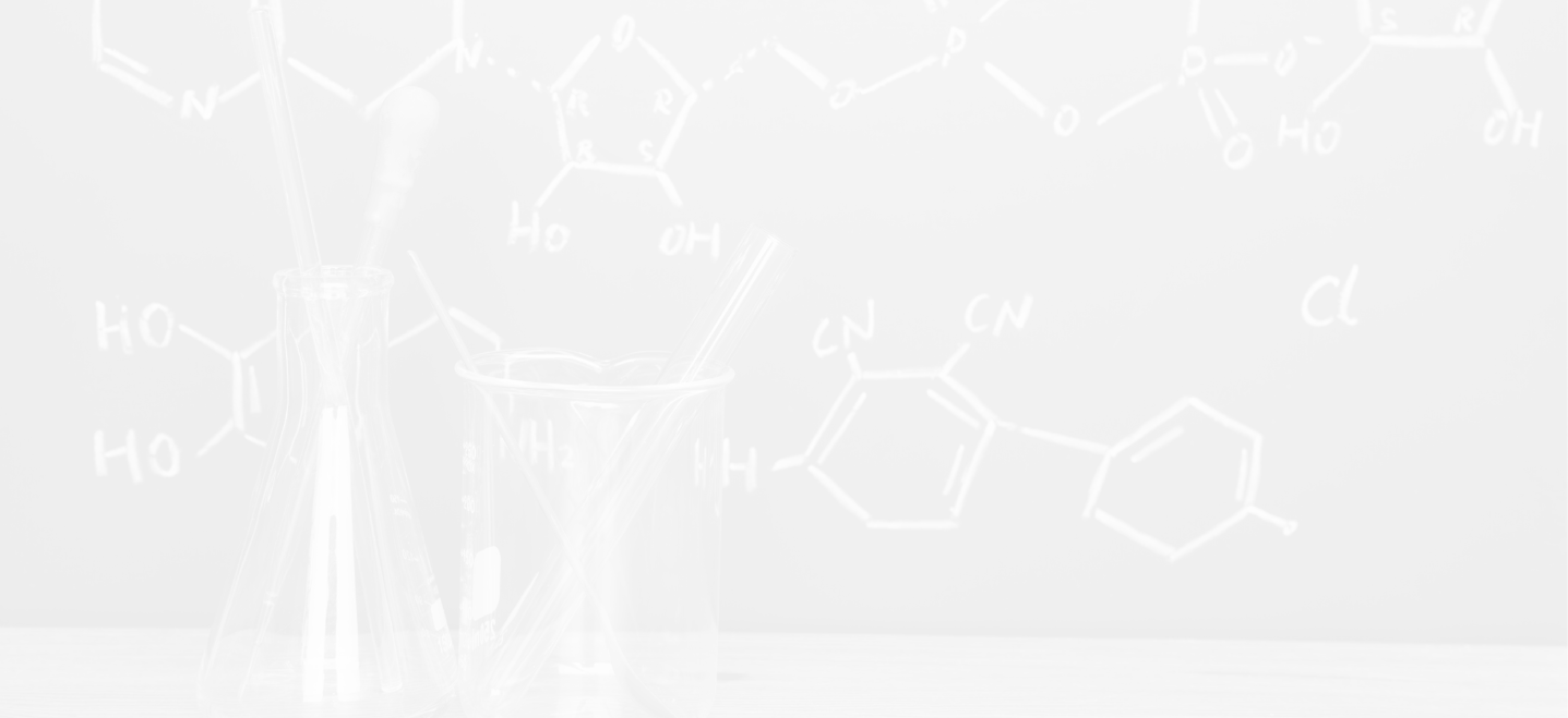 chemical formulas drawn out, image has heavy white overlay; chemistry program