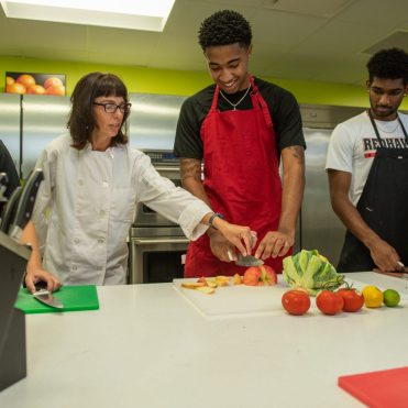 Mesa, health sciences, nutrition, cooking, student demo