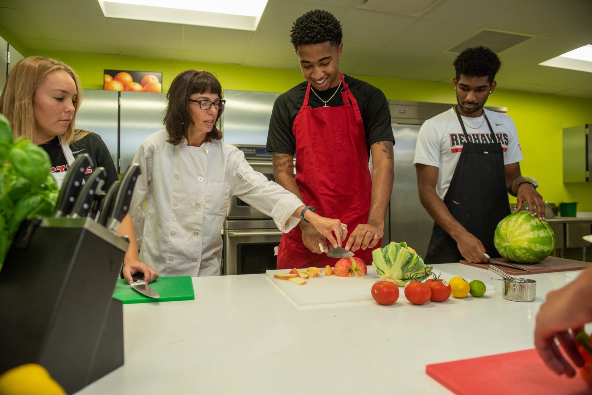 Mesa, health sciences, nutrition, cooking, student demo