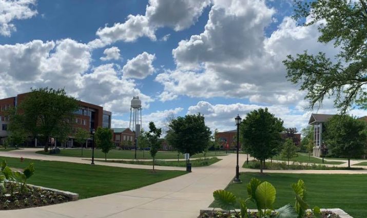 campus view from Lownik