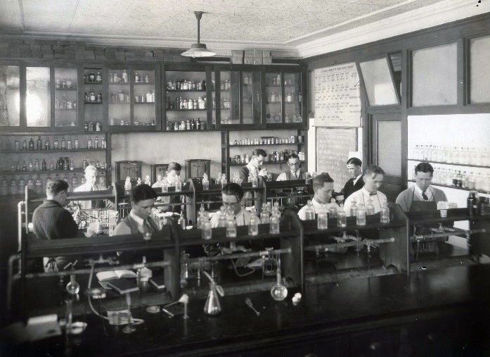 historical chemistry lab