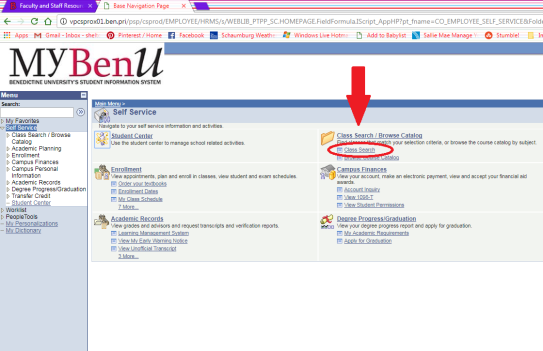 General Education - class search image 1
