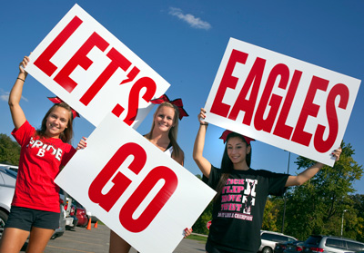 Let's Go Eagles Cheerleaders