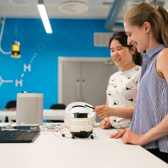 Female STEM students
