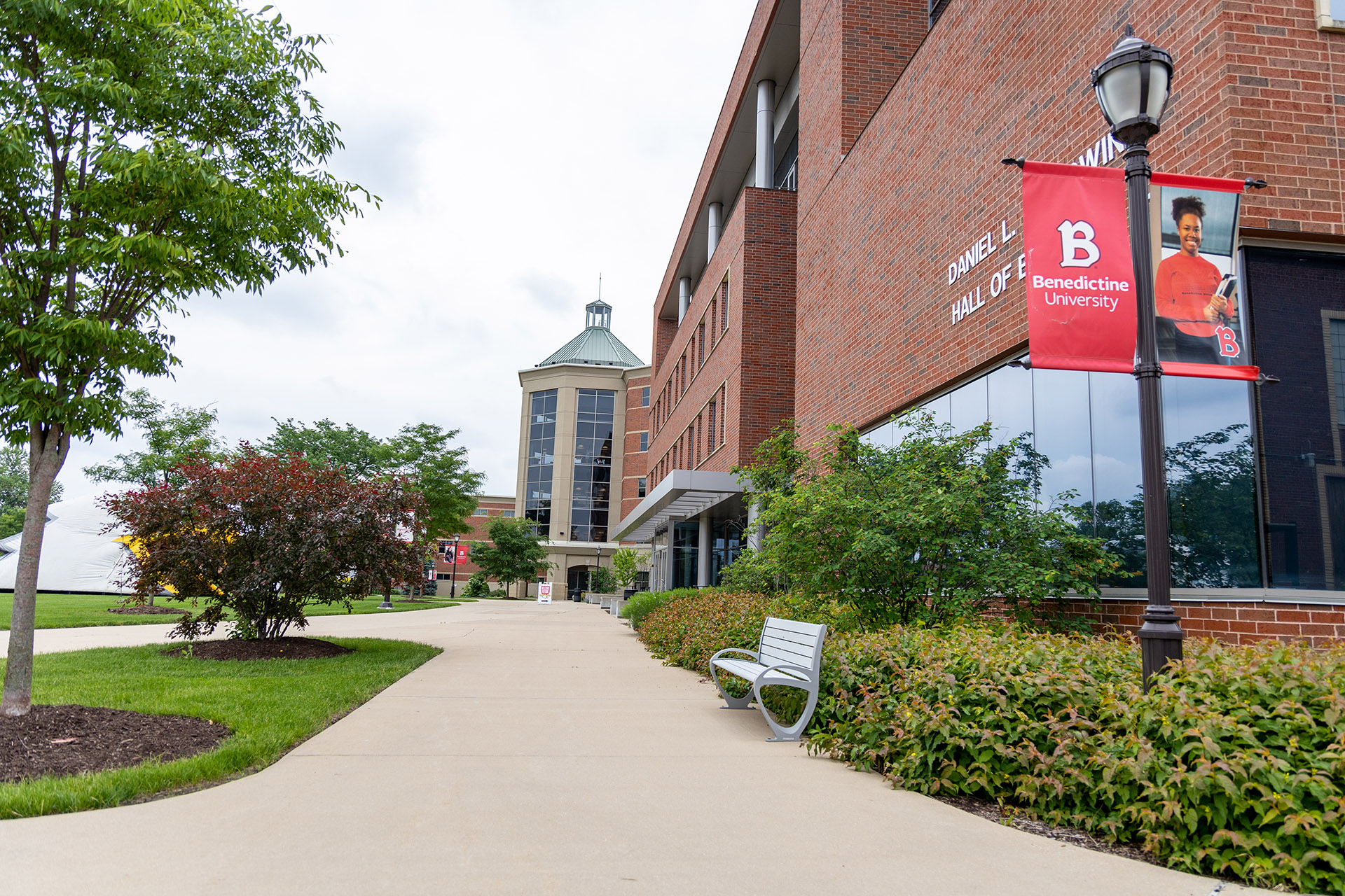 Lisle campus quad view of kindlon