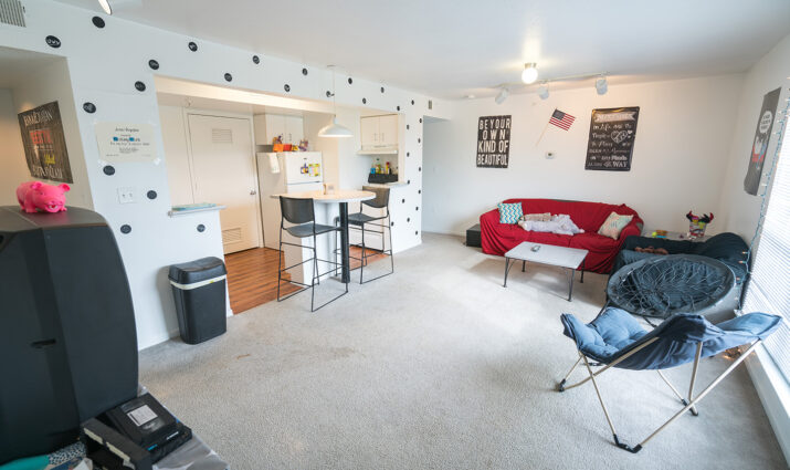 inside apartment at Founders Apartment