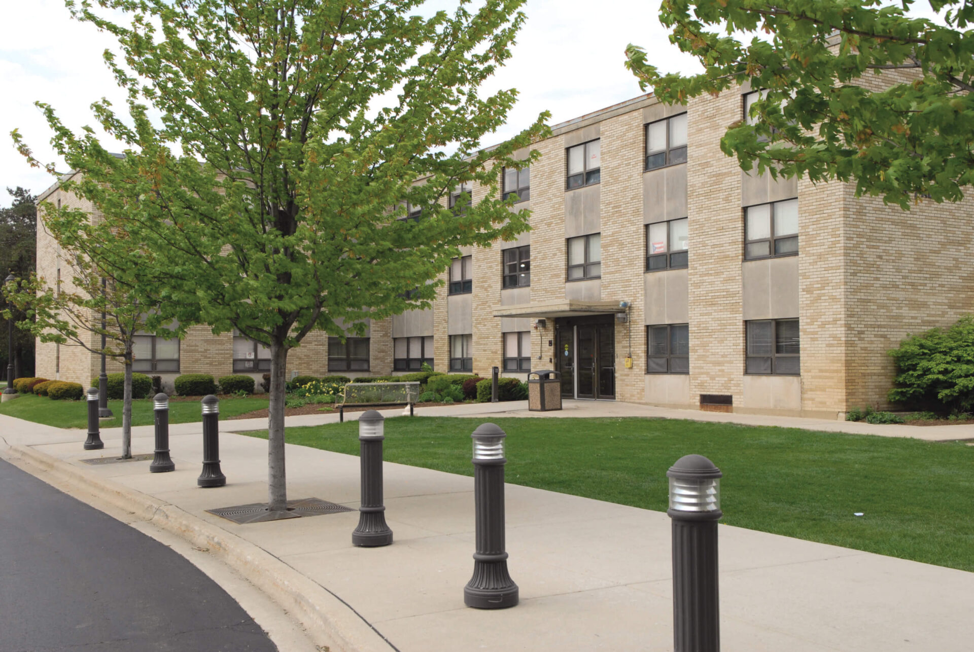Street view of Ondrak Hall, Lisle campus