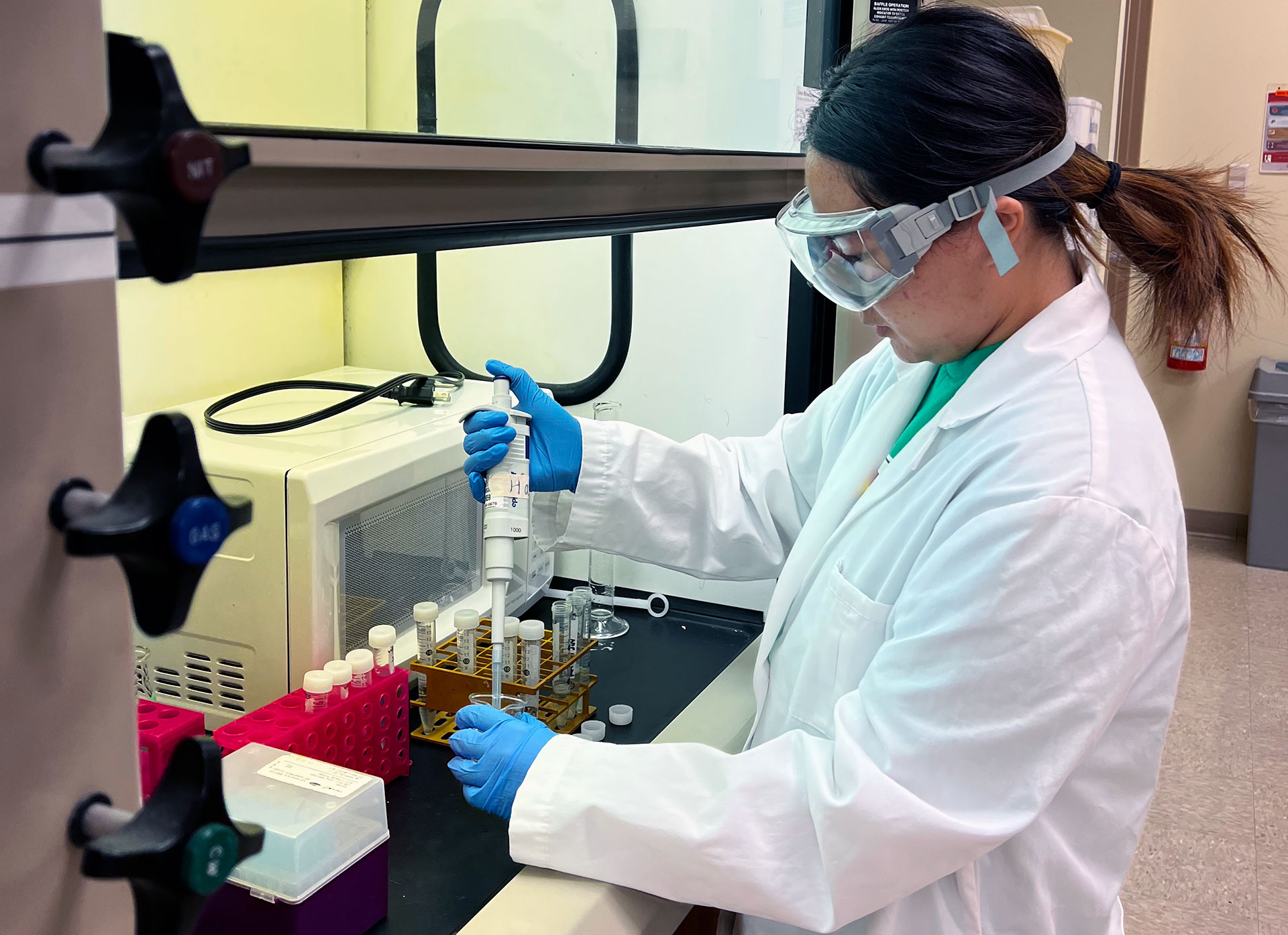 COSH female student researcher