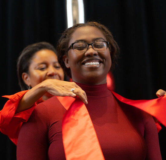 Student being Stoled at Ceremony 2023