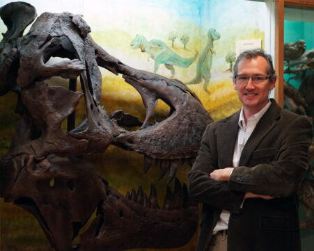 Phil Novack-Gottshall with T-Rex NSF Grant