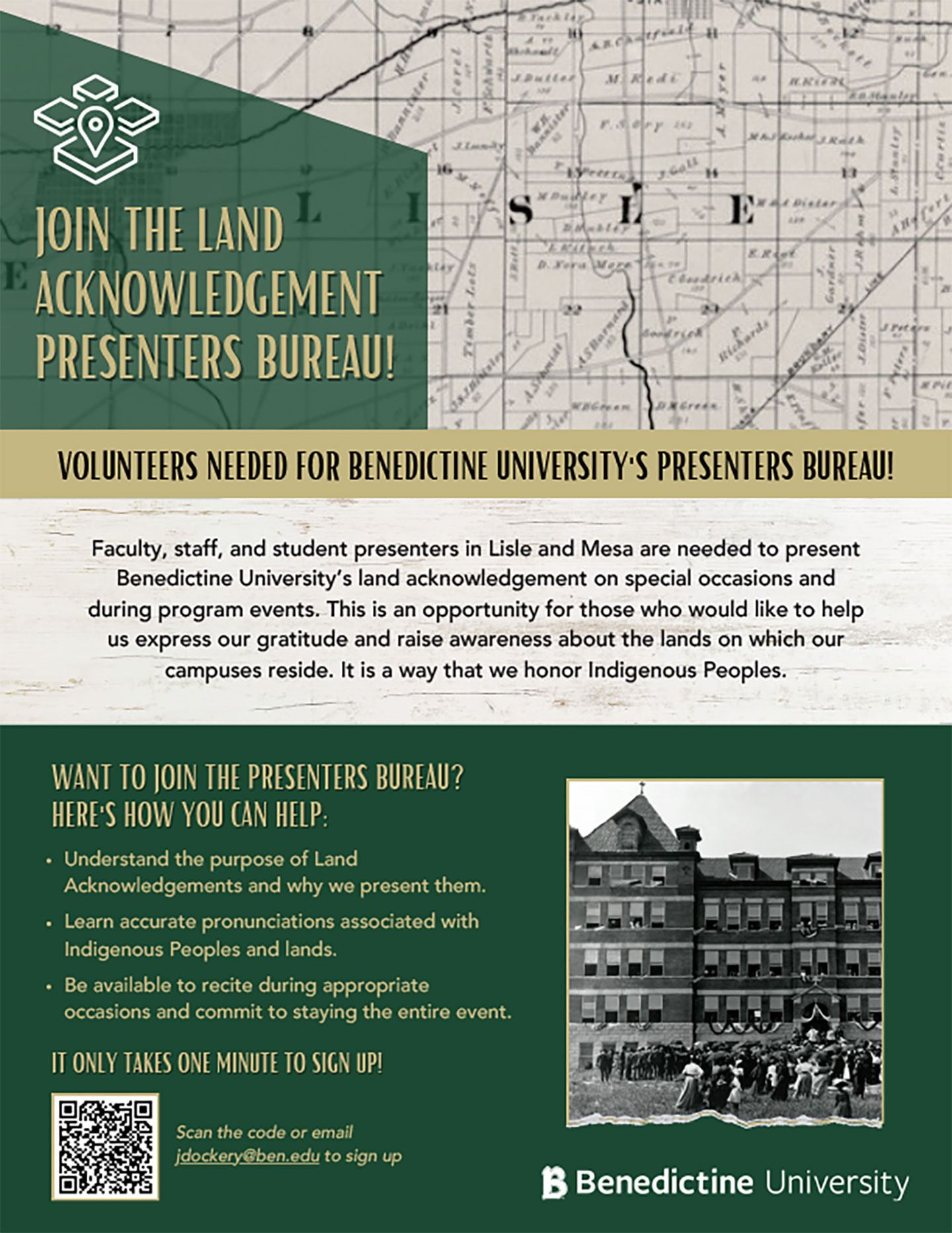 Land Acknowledgement flyer