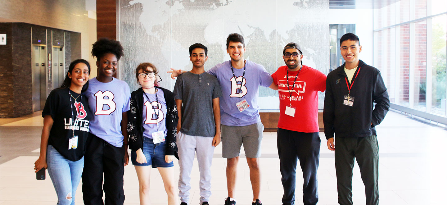 Student leaders at Ben Beginning event