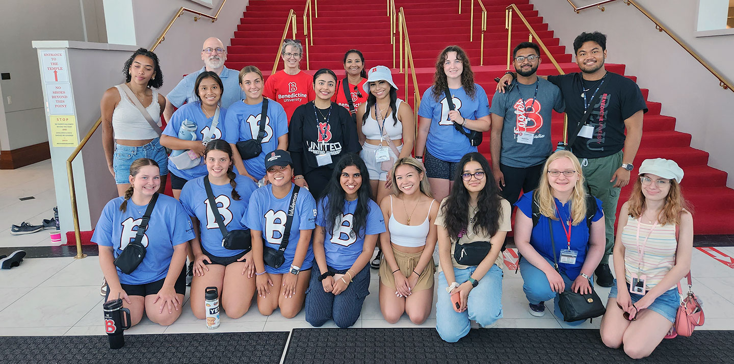 Day of Service group photo of student volunteers