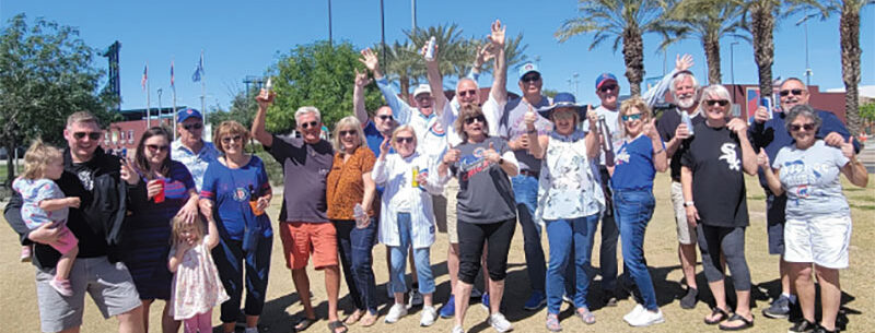 Alumni at spring training in Mesa 2023