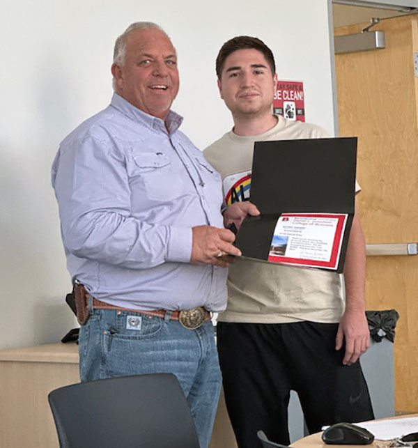 I AM BIONIC award with Chuck Johnson