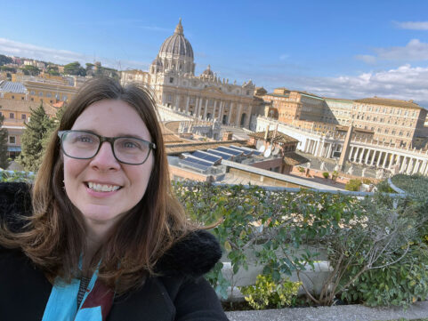 Rita George-Tvrtković at Vatican